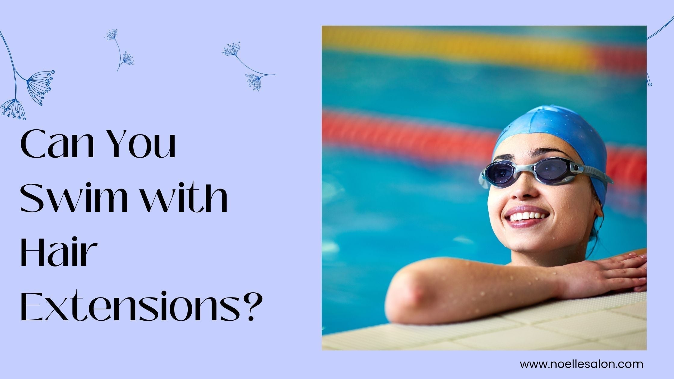 A woman emerging out of a swimming wearing a swimcap
