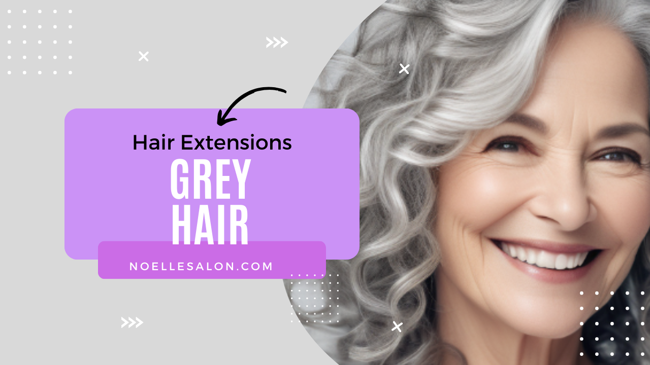 Grey hair extensions Boston