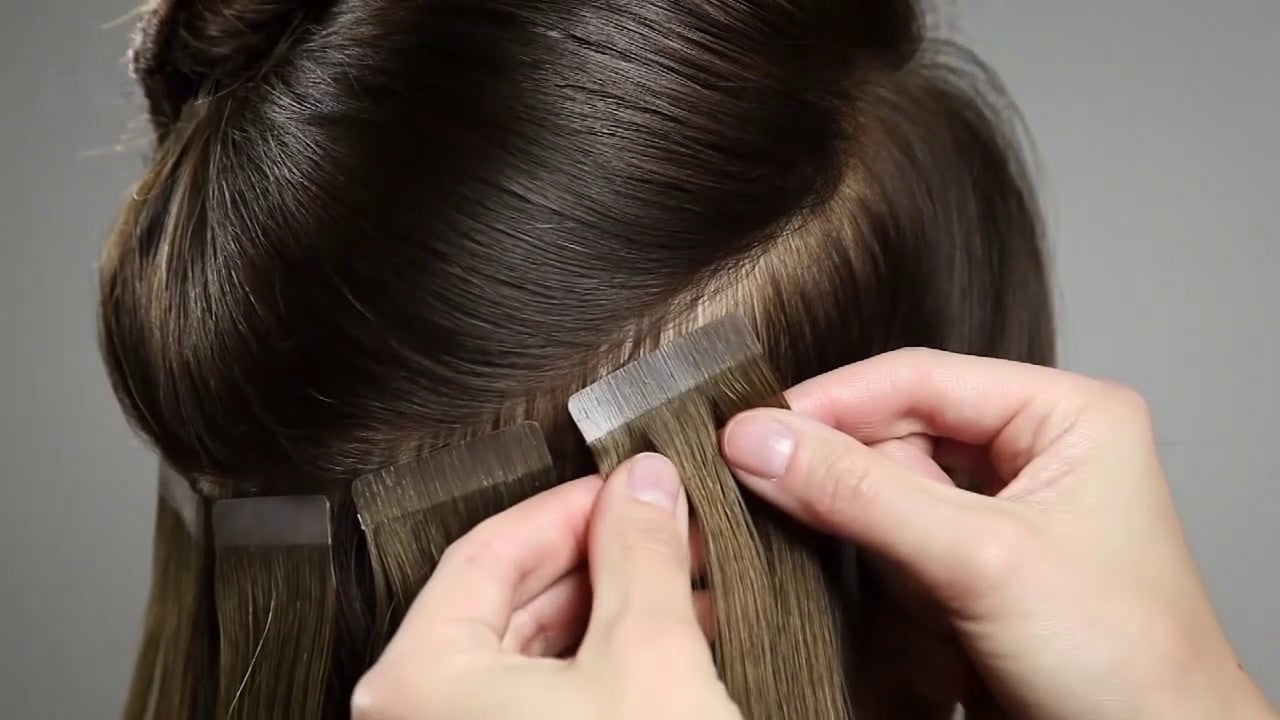 Tape in hair extension
