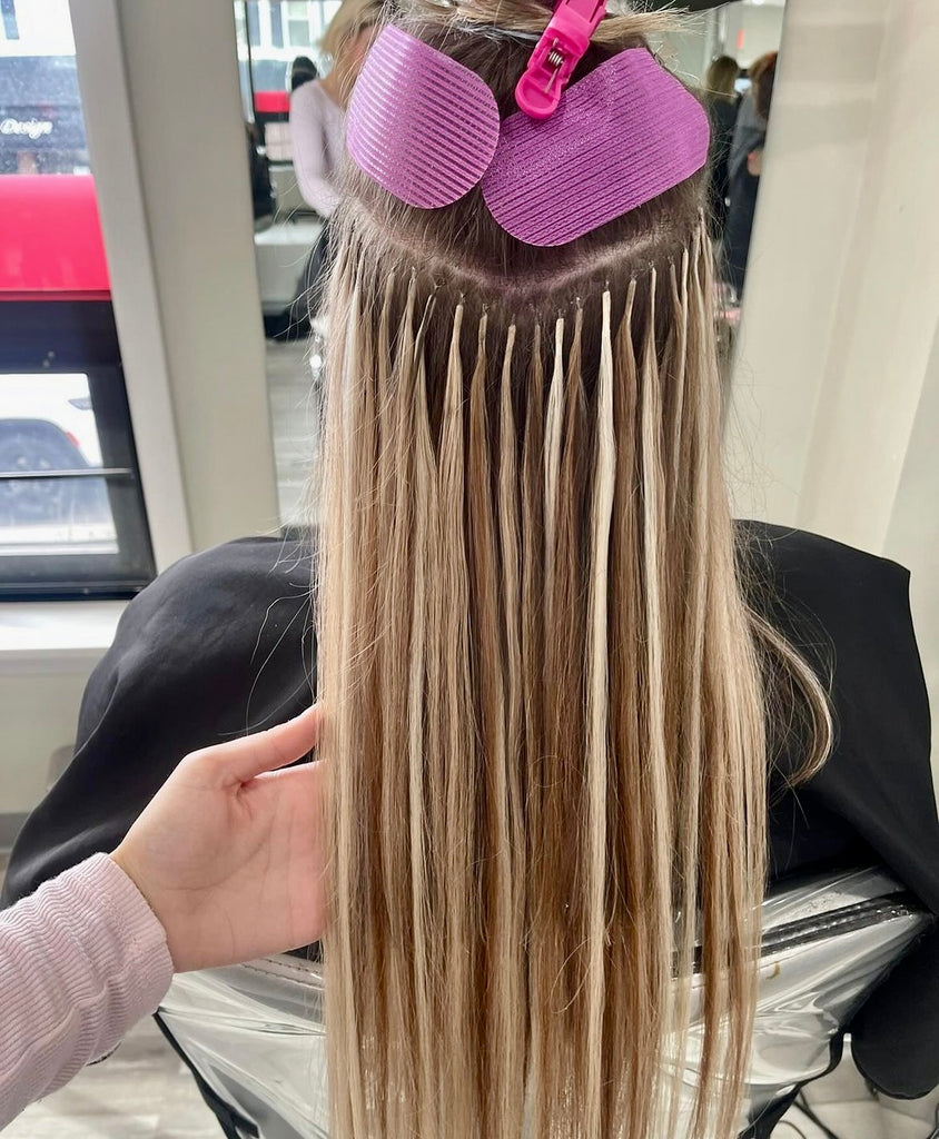 A Hair Extension "FULL SET"  (WEFTS, TAPE, PULL-THRU)