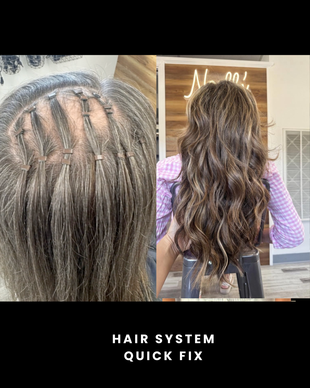 Hair Topper Quick Tightening Service Boston