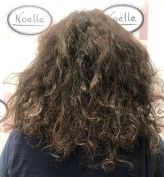hair in need of a scalp massage
