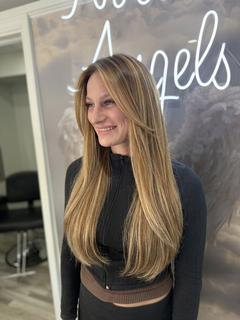 Brazilian Blowout Keratin Treatment with Hair Color Boston-2