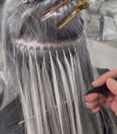 Keratin Bond Hair Extensions Full Set Boston-4