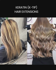 Keratin Bond Hair Extensions Full Set Boston-3