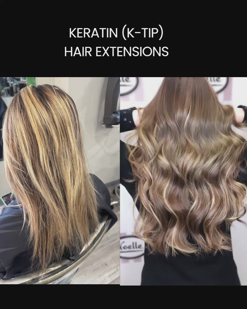 Keratin Bond Hair Extensions Full Set Boston-3