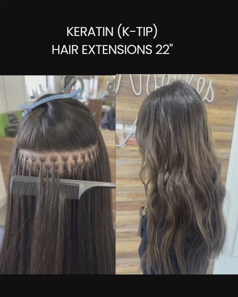 Keratin Bond Hair Extensions Full Set Boston-2