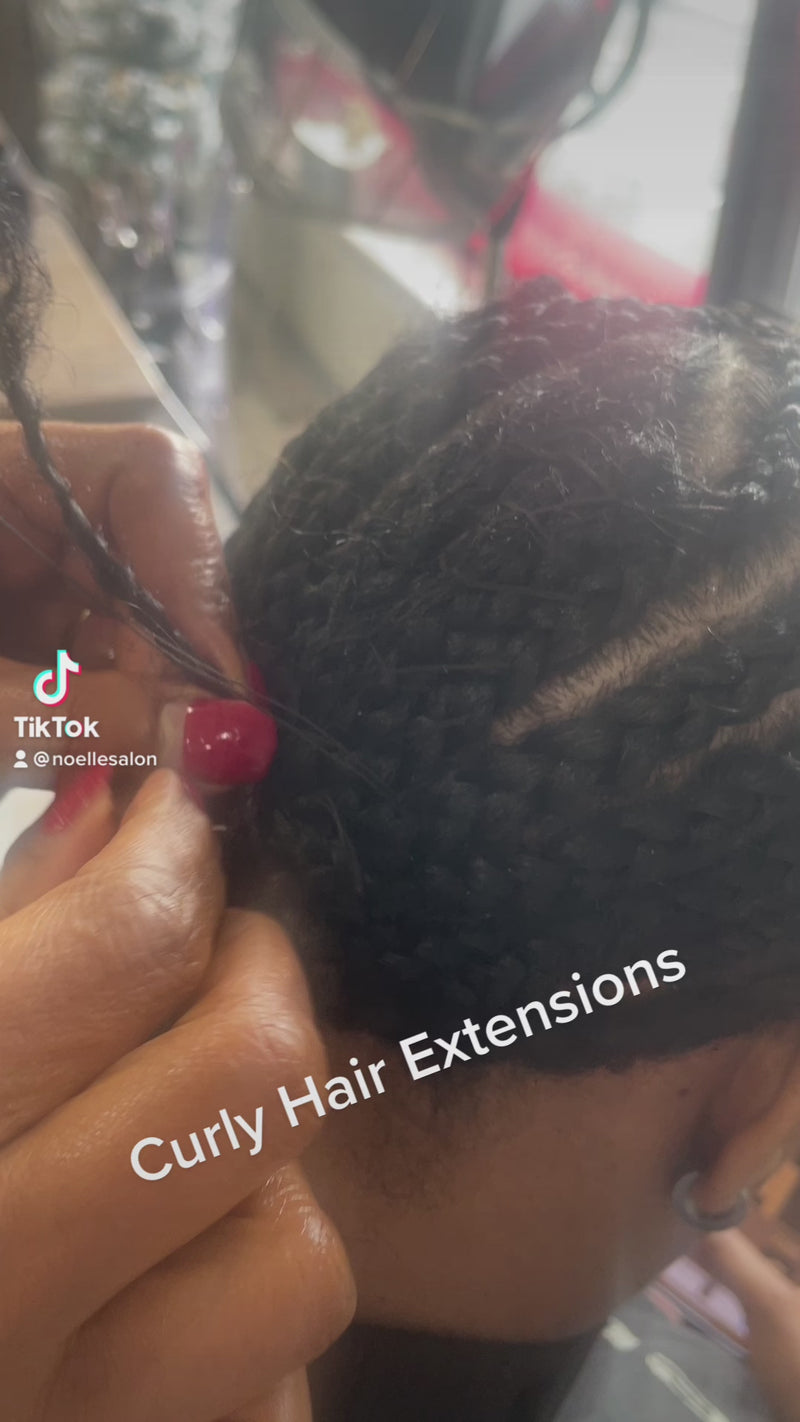 A Hair Extension "FULL SET"  (WEFTS, TAPE, PULL-THRU)