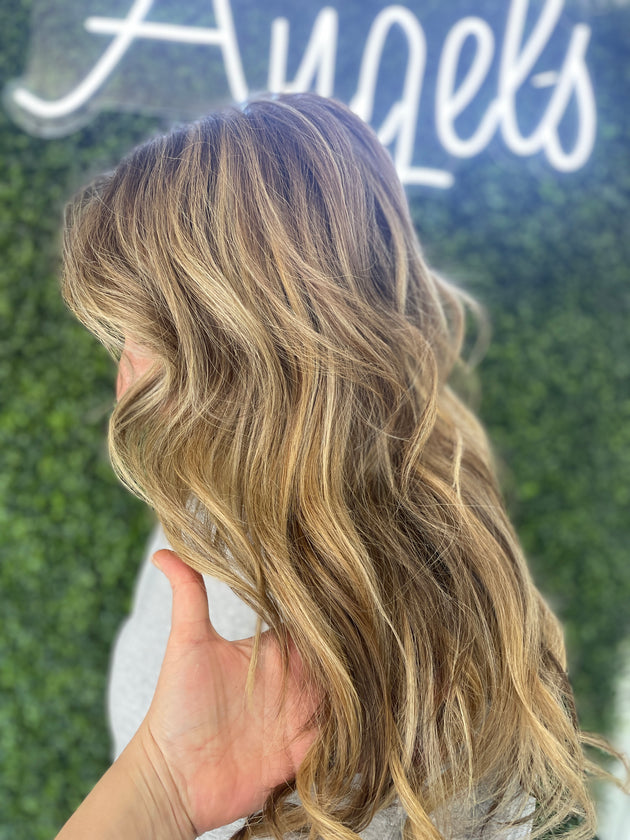 A Hair Extension FULL SET WITH HAIR COLOR 