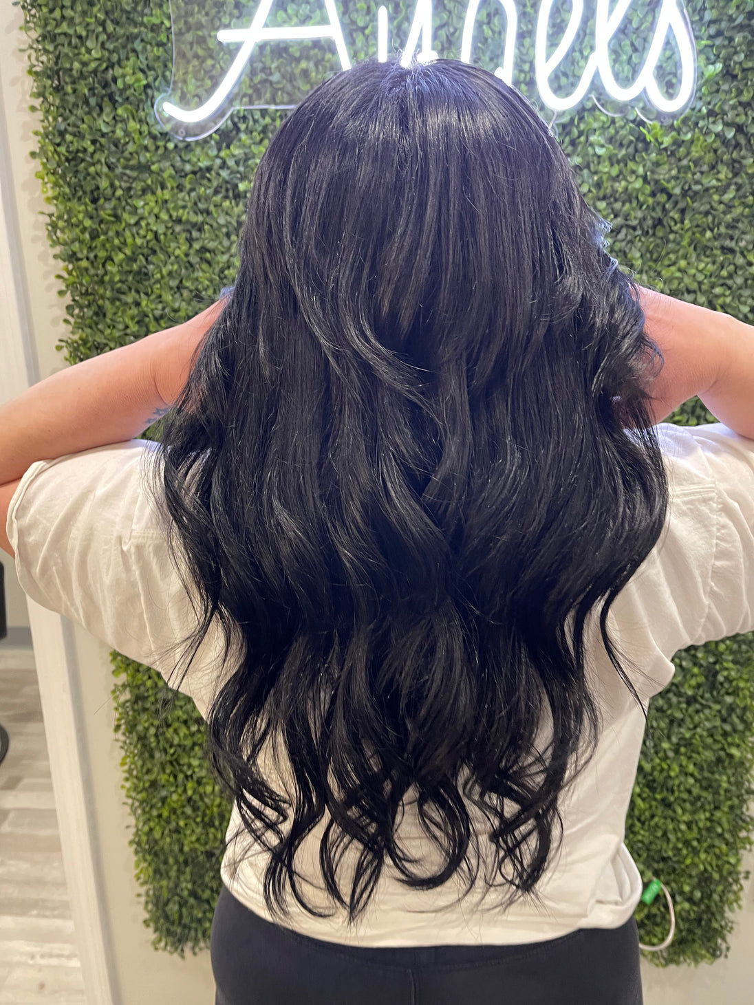 A Hair Extension FULL SET WITH HAIR COLOR 