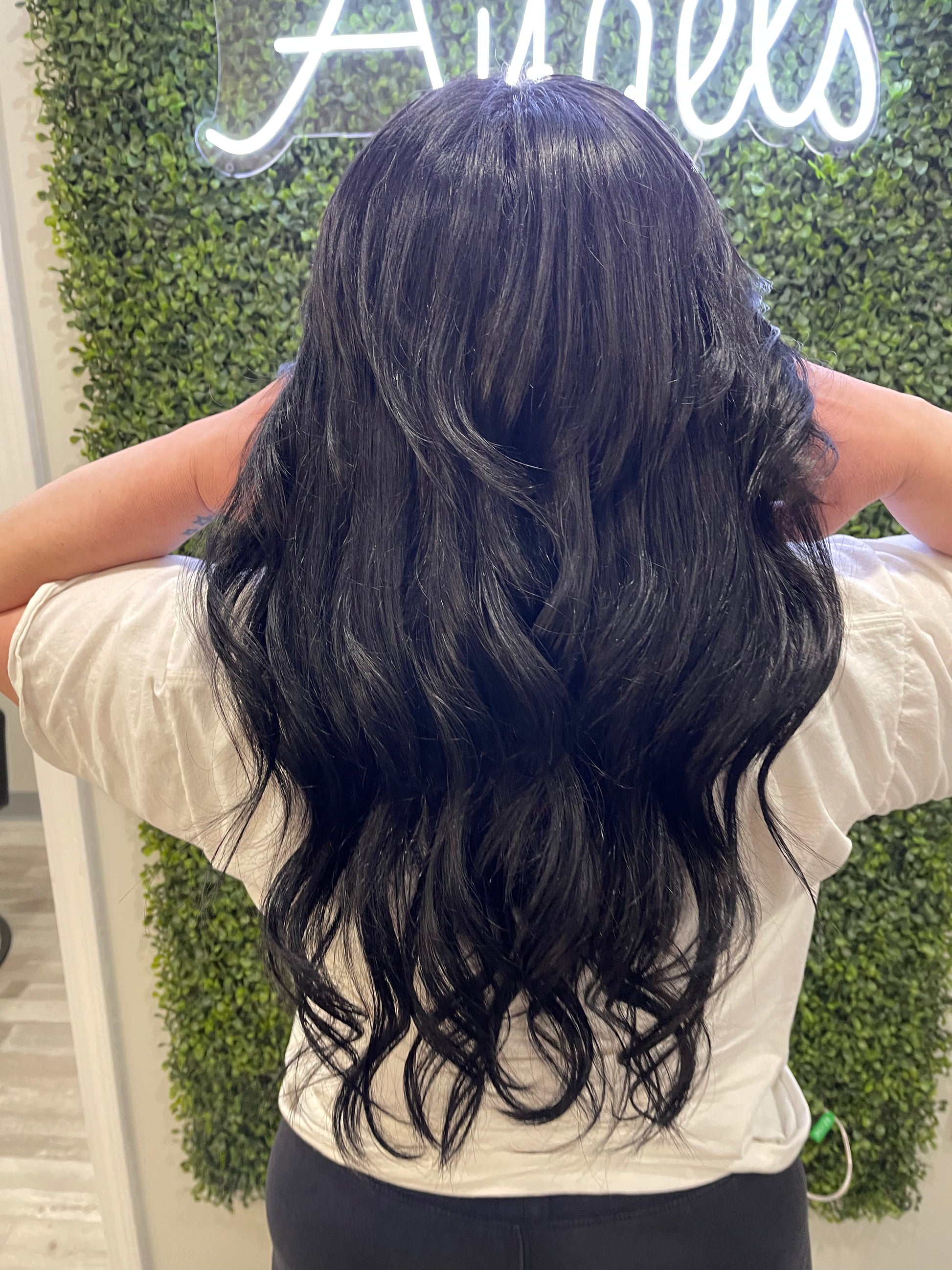 A Hair Extension FULL SET WITH HAIR COLOR 