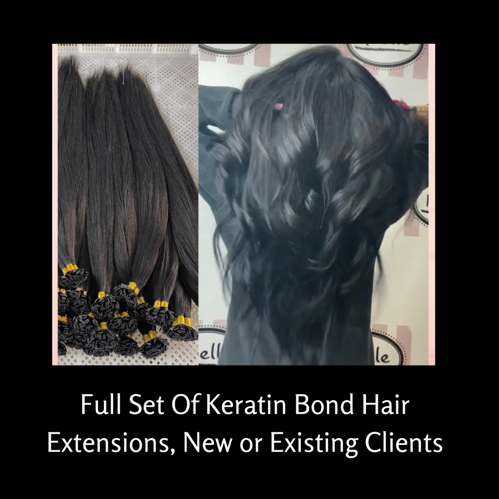  Hair Extensions KERATIN BOND FULL SET