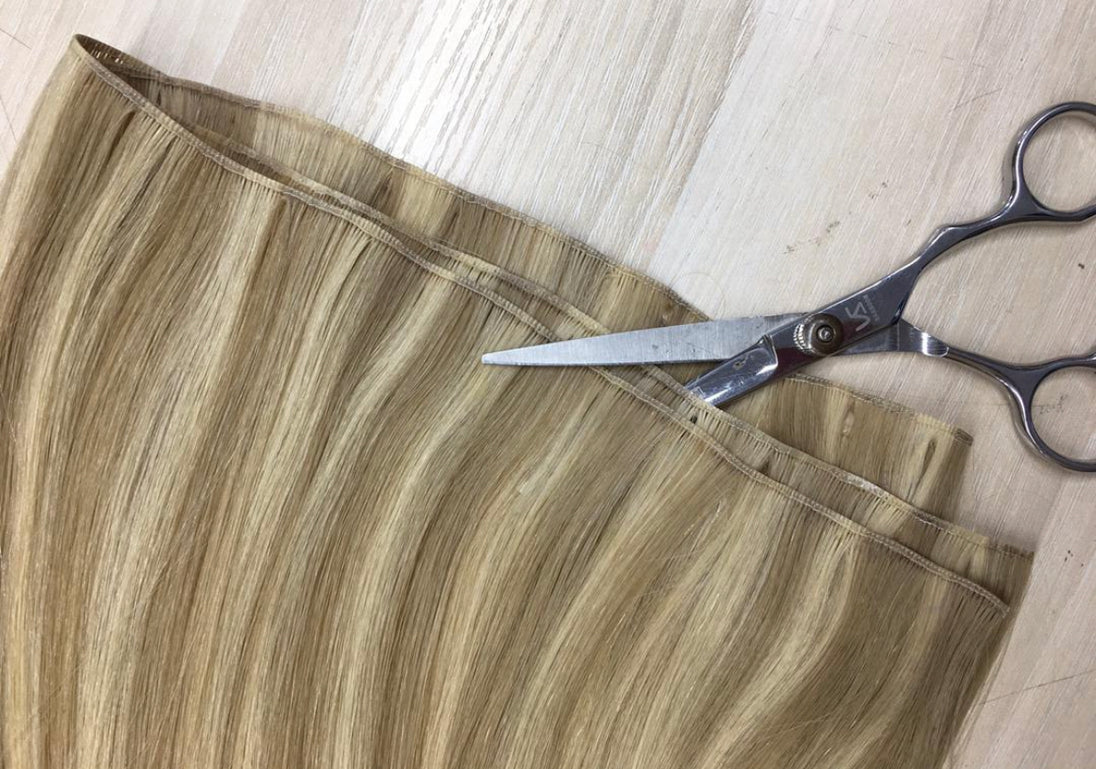 A Hair Extension "FULL SET"  (WEFTS, TAPE, PULL-THRU)