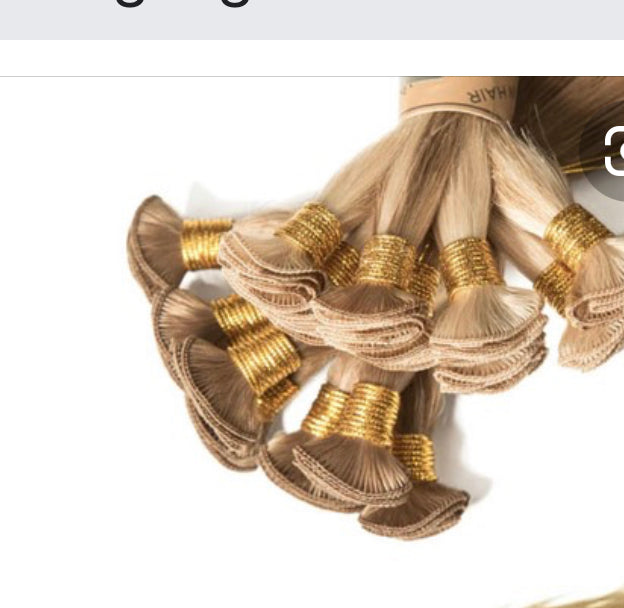 A Hair Extension "FULL SET"  (WEFTS, TAPE, PULL-THRU)