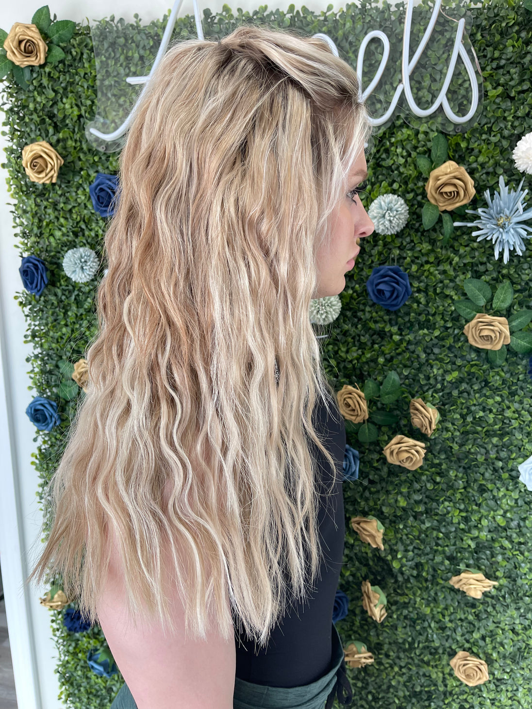 A Hair Extension FULL SET WITH HAIR COLOR 