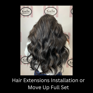 A Hair Extension "FULL SET"  (WEFTS, TAPE, PULL-THRU)