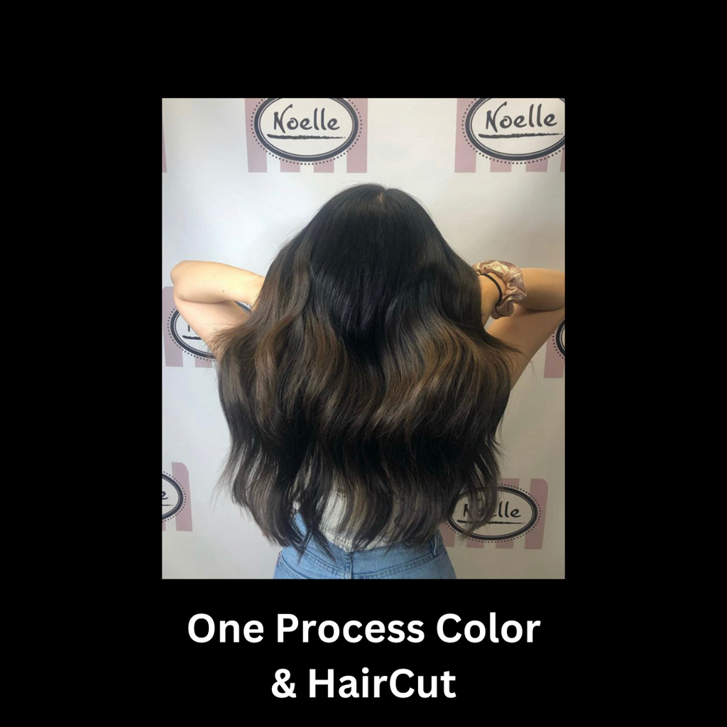  One Process Color With A  Hair Cut